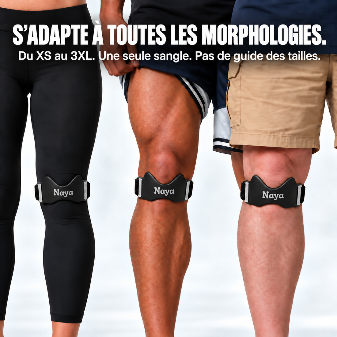 Sangle De Genou | Maintien ciblé sans encombrement